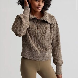 Varley Mentone Half-Zip Knit Pullover